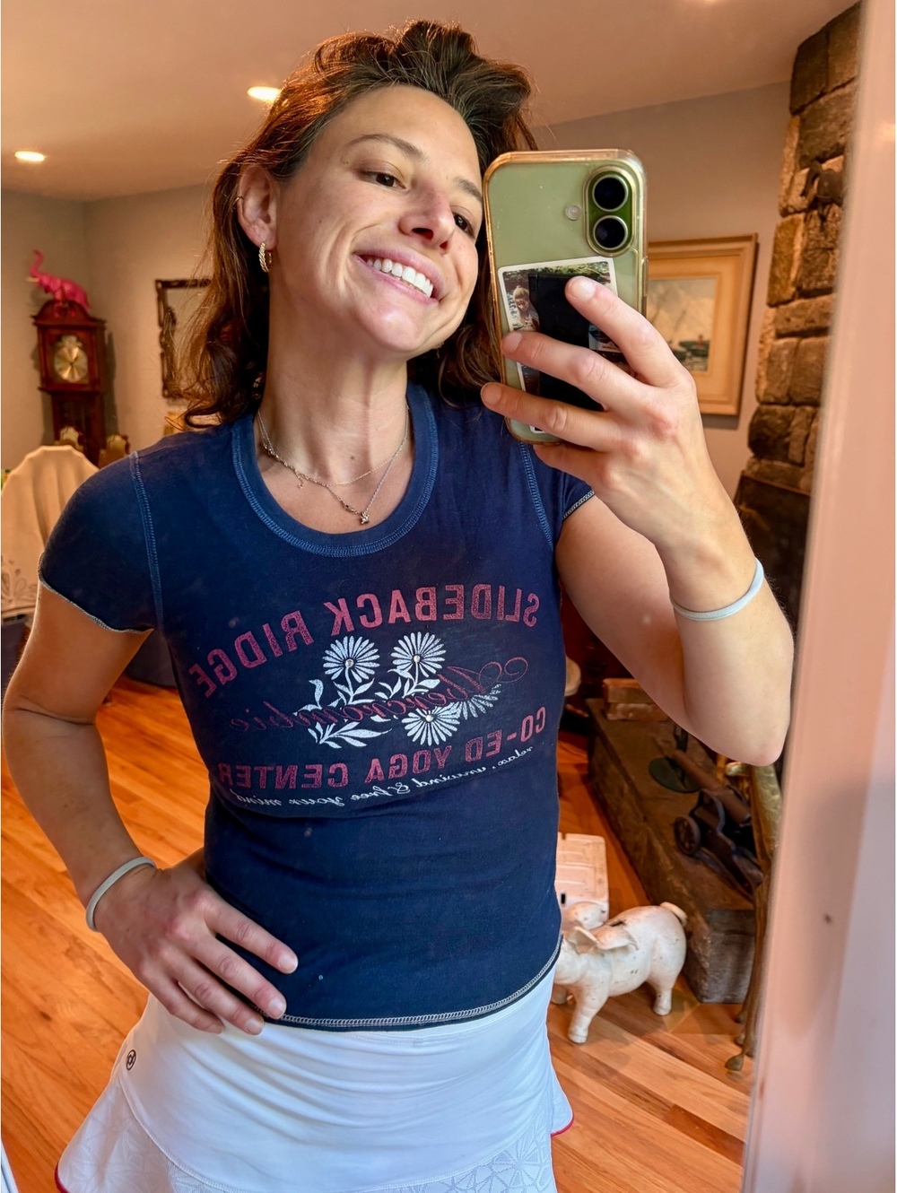 Y2K Abercrombie & Fitch Slideback Ridge Yoga Baby Tee Size S